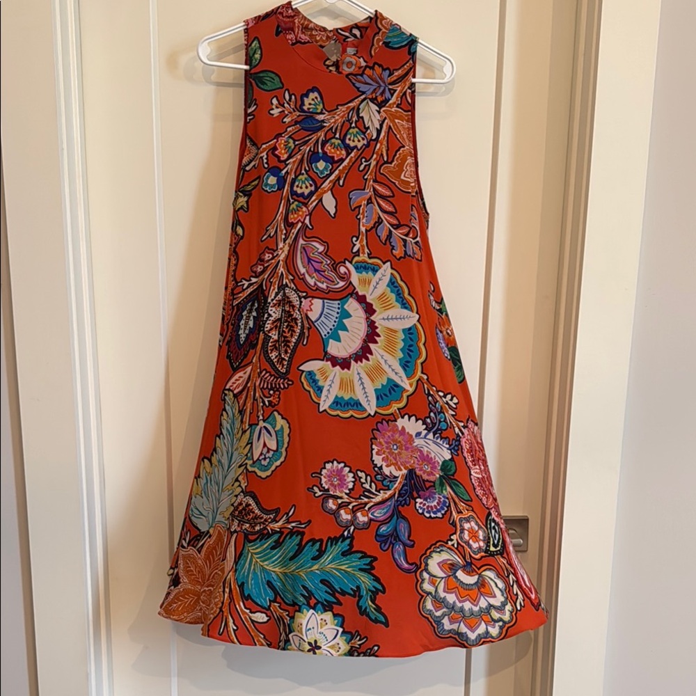 Maeve Multicolor Floral Midi Dress